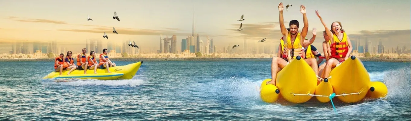 Banana Boat Ride Dubai(minimum 3 Pax) with retune transfer