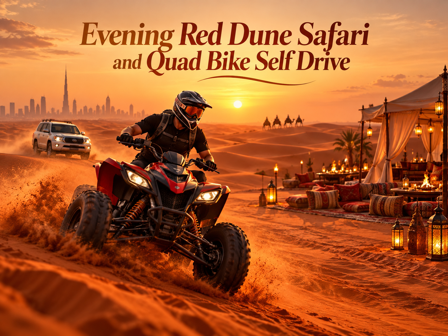 Evening Red Dune Safari and Quad Bike self drive