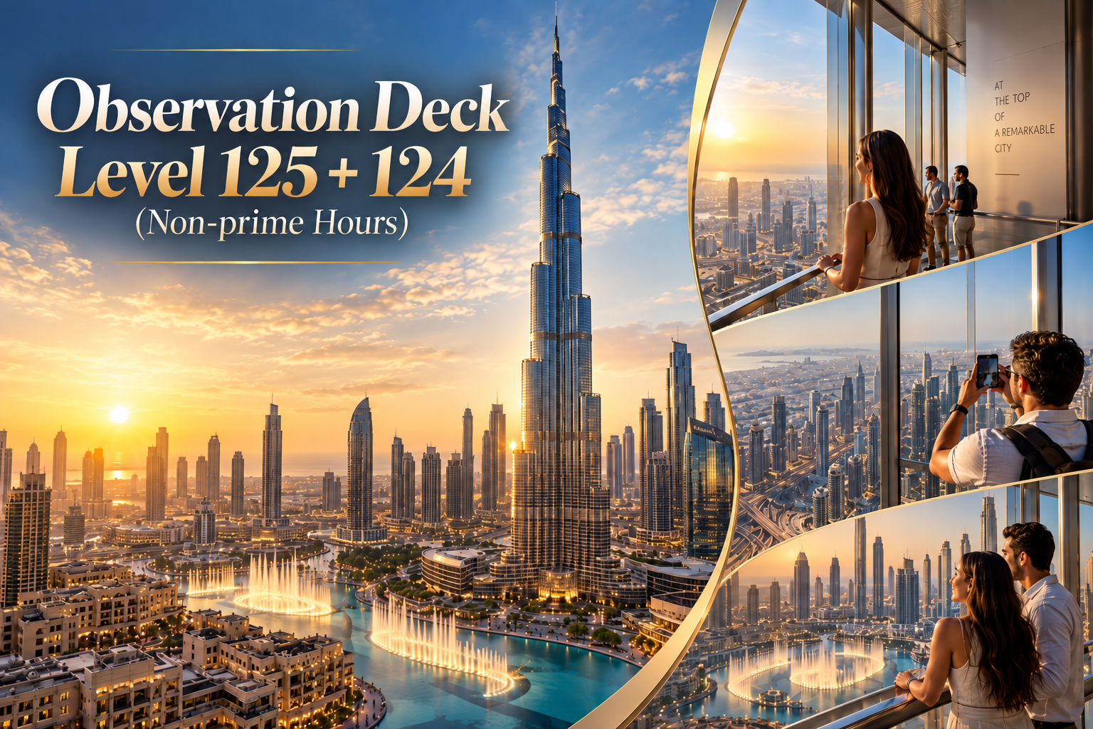 Observation Deck Level 125 + 124 (Non-prime Hours)