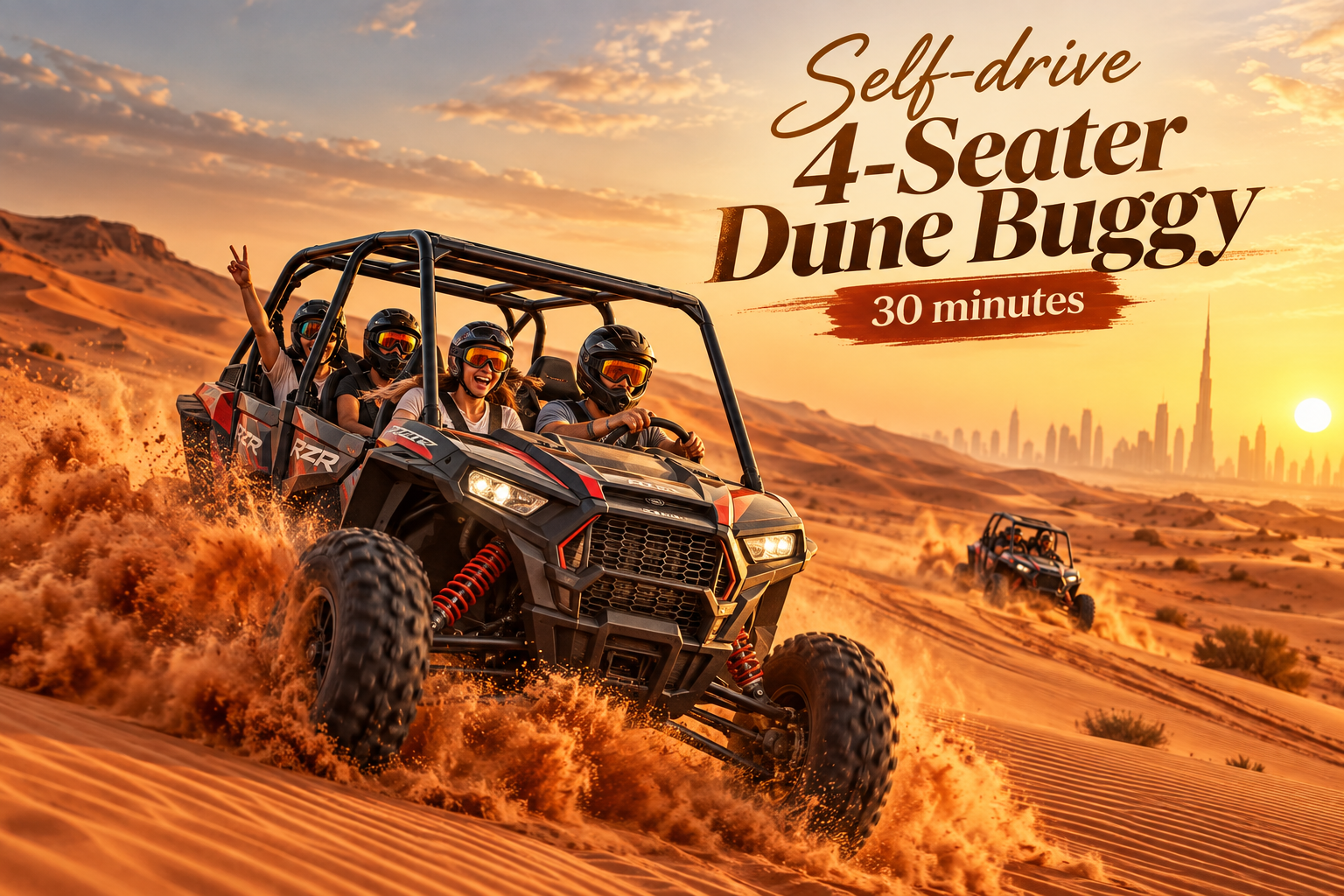Self-drive 4-Seater Dune Buggy 30 minutes
