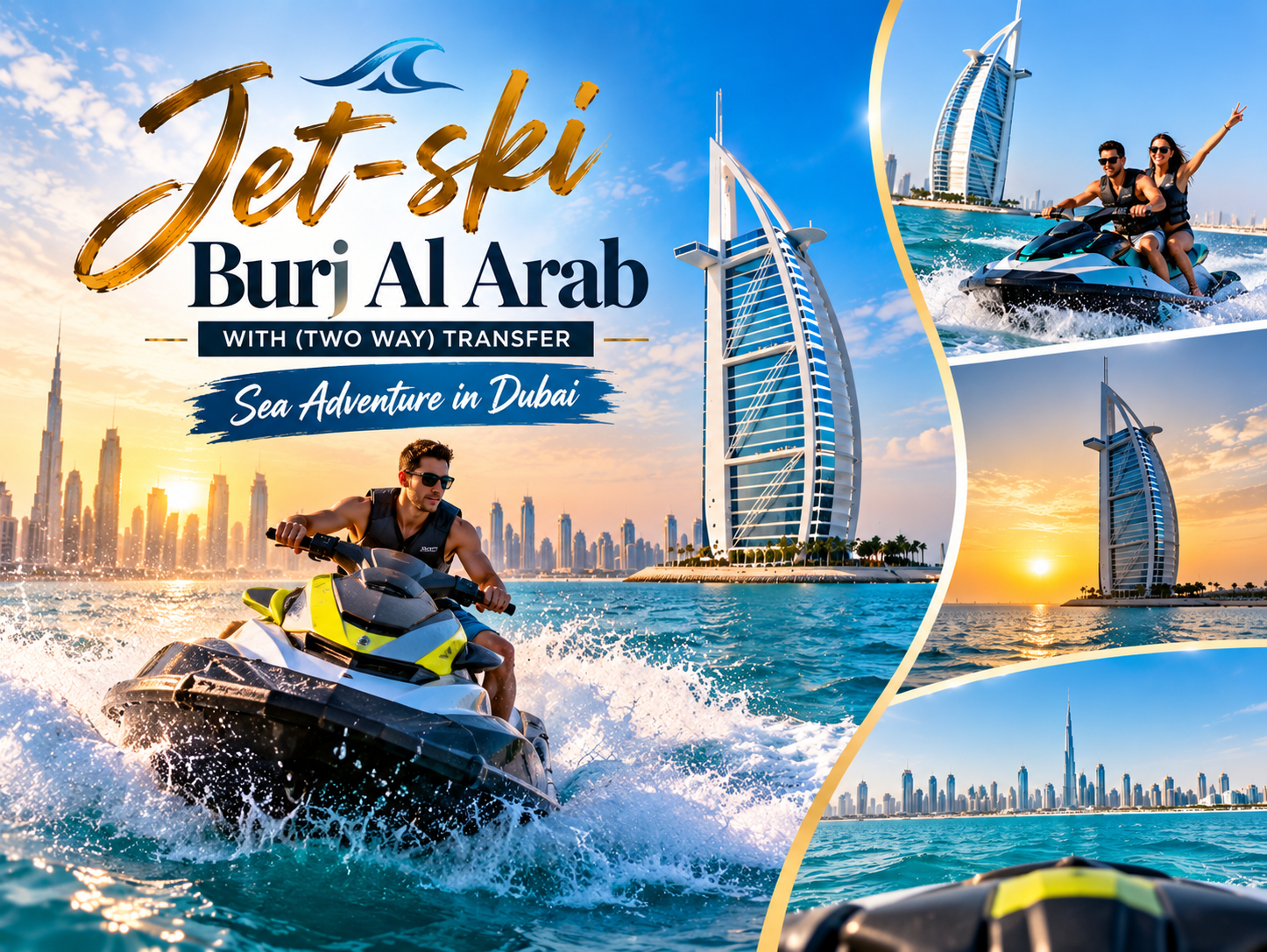 Jet-ski Burj Al Arab with (two way) transfer