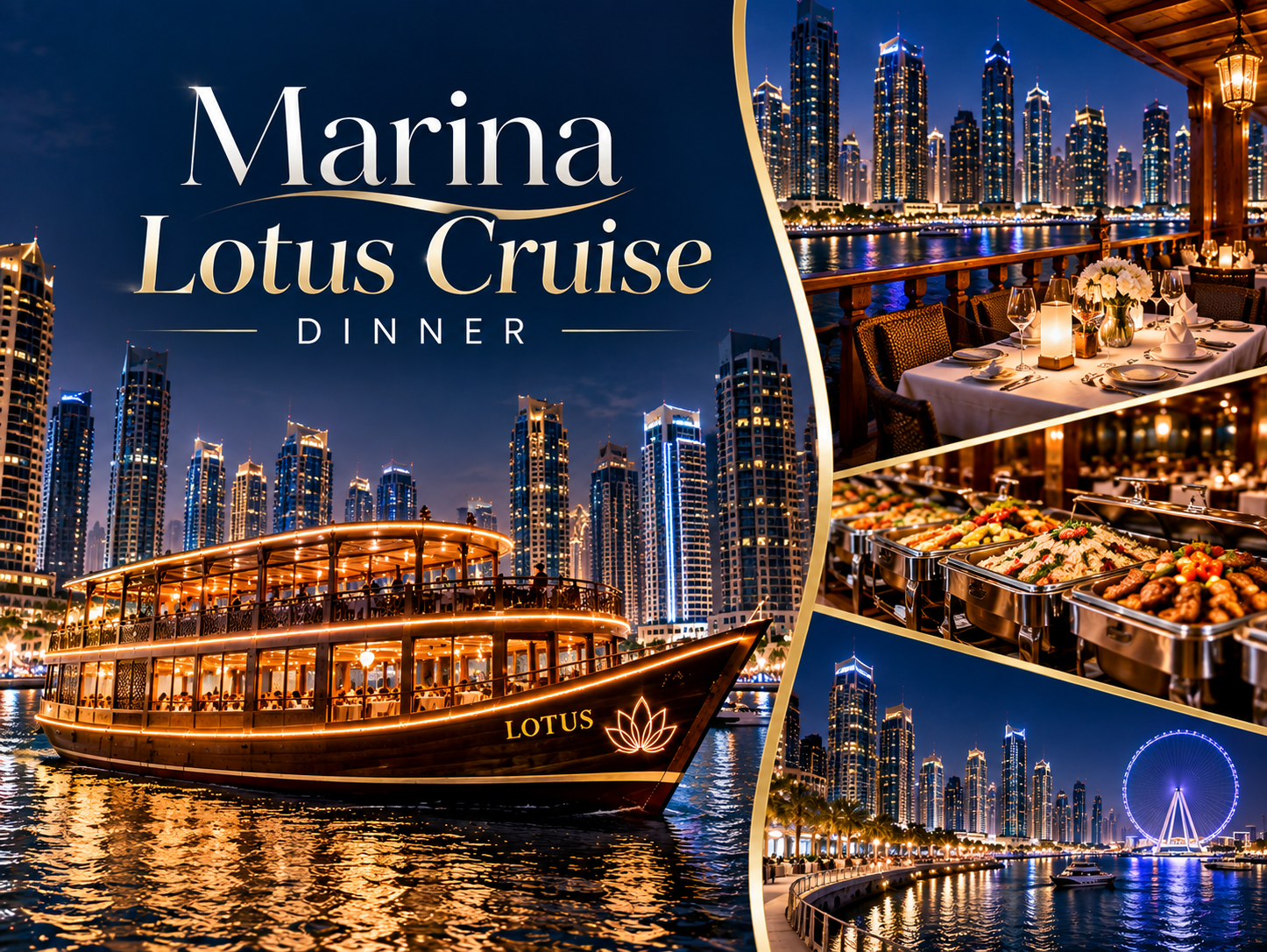 Marina Lotus Cruise dinner