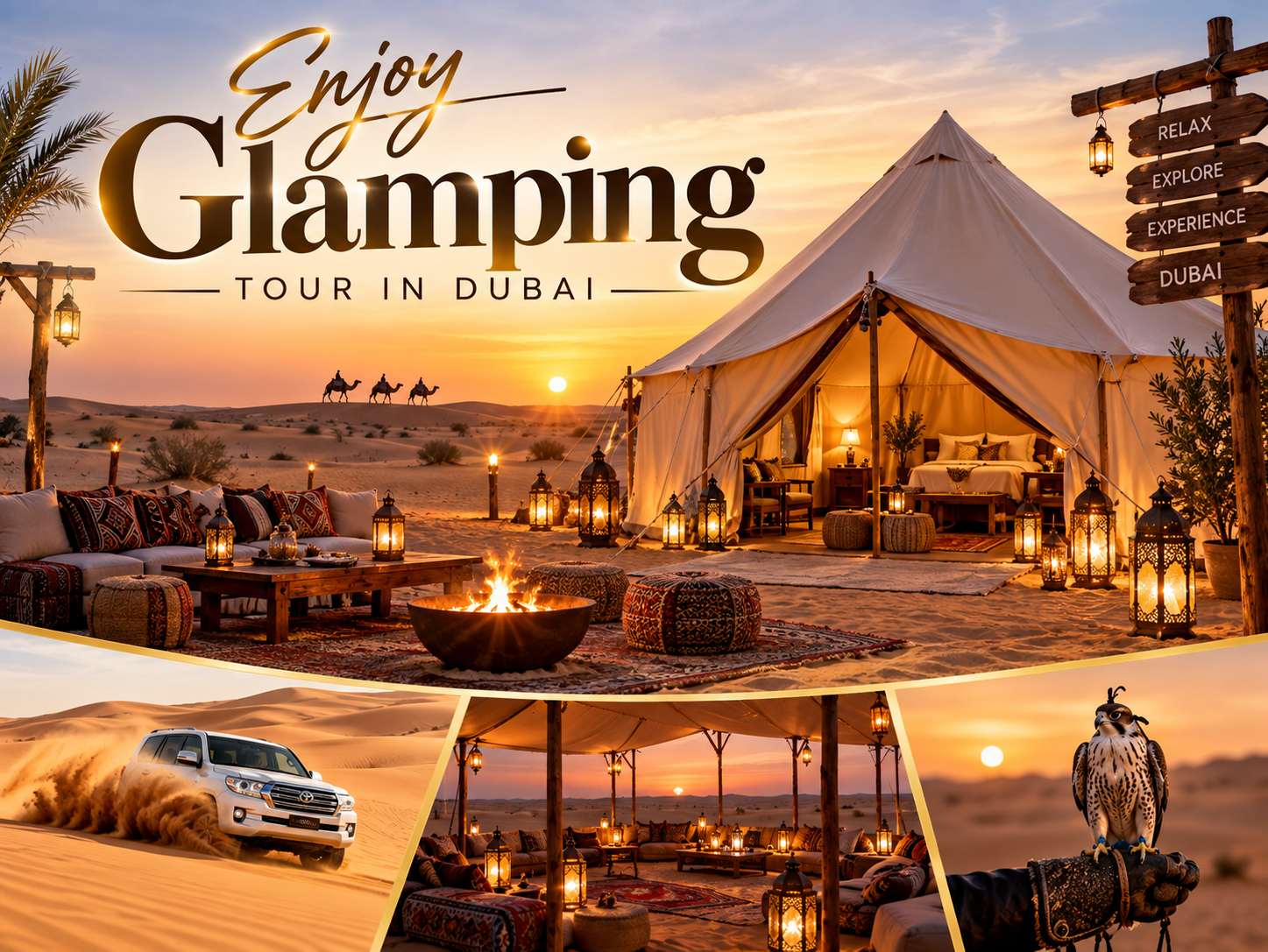 Enjoy Glamping at Desert