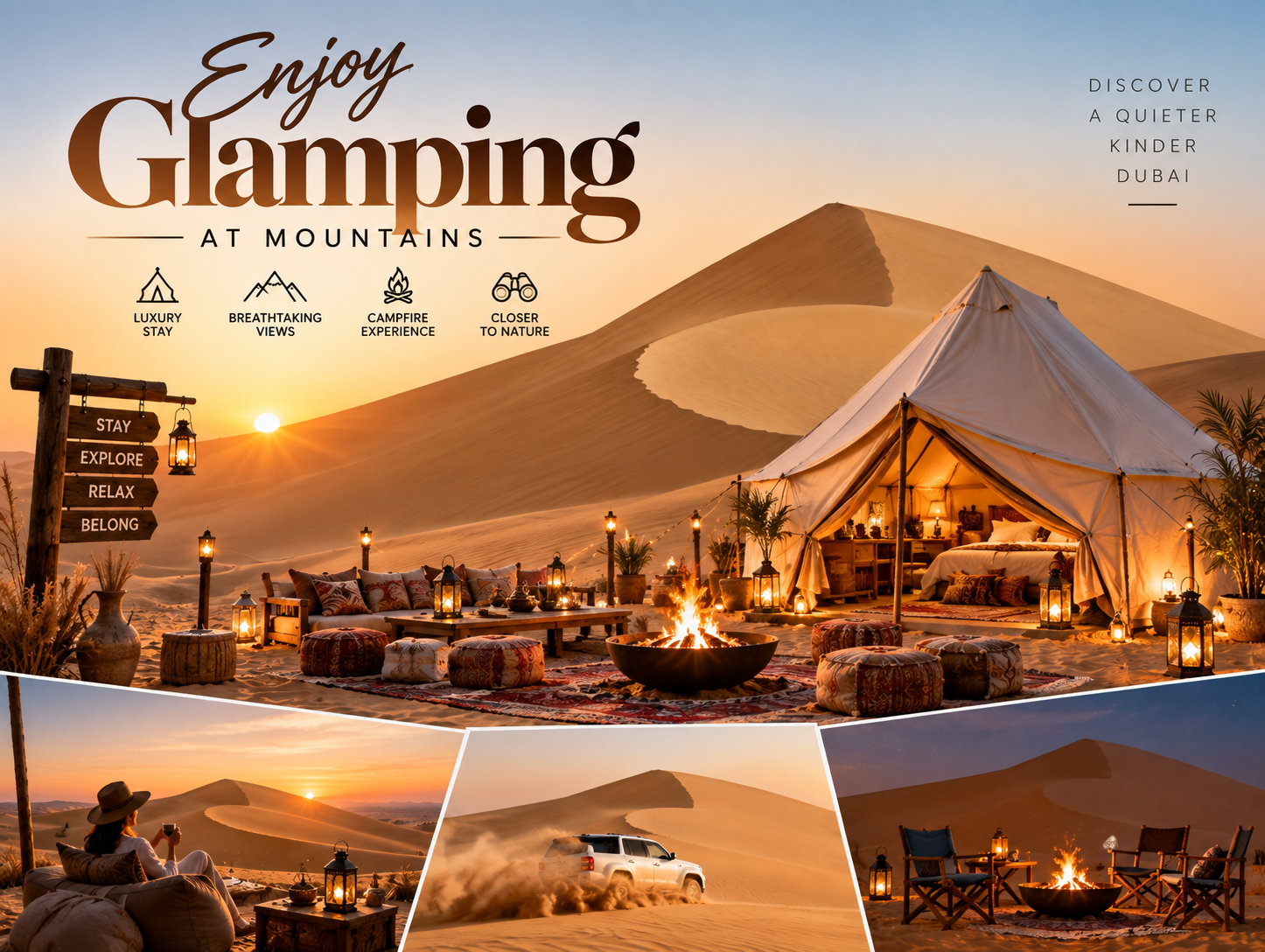 Enjoy Glamping at Mountains
