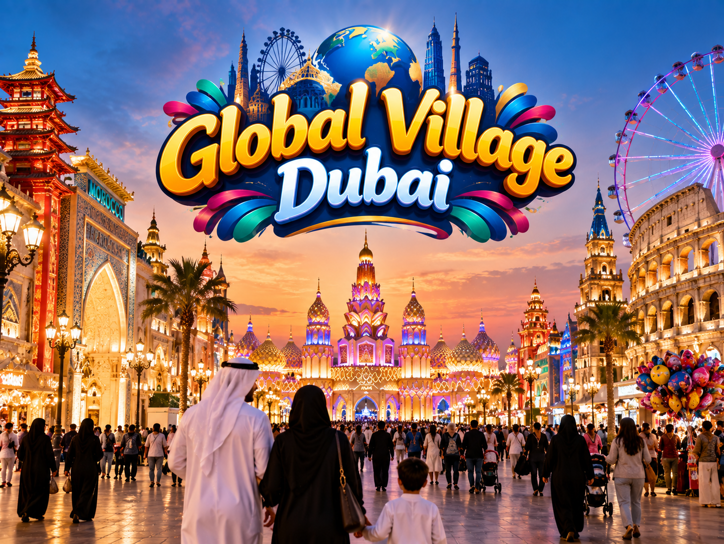 Global Village Dubai tickets with return transfer