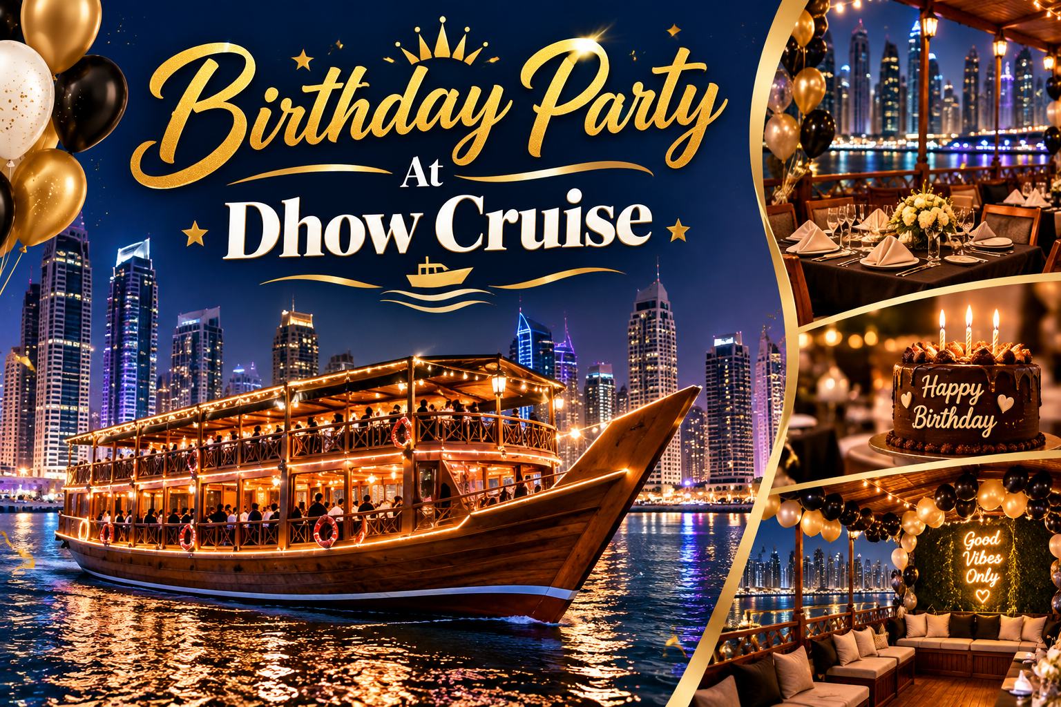 Birthday Party At Dhow Cruise