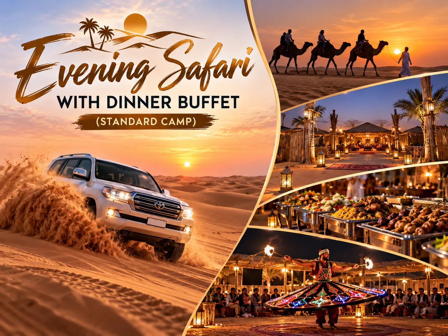 Evening Safari With Dinner Buffet ( Standard Camp )