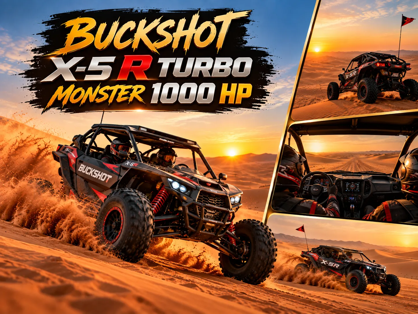 Buckshot X-5 R Turbo Monster 1000 HP