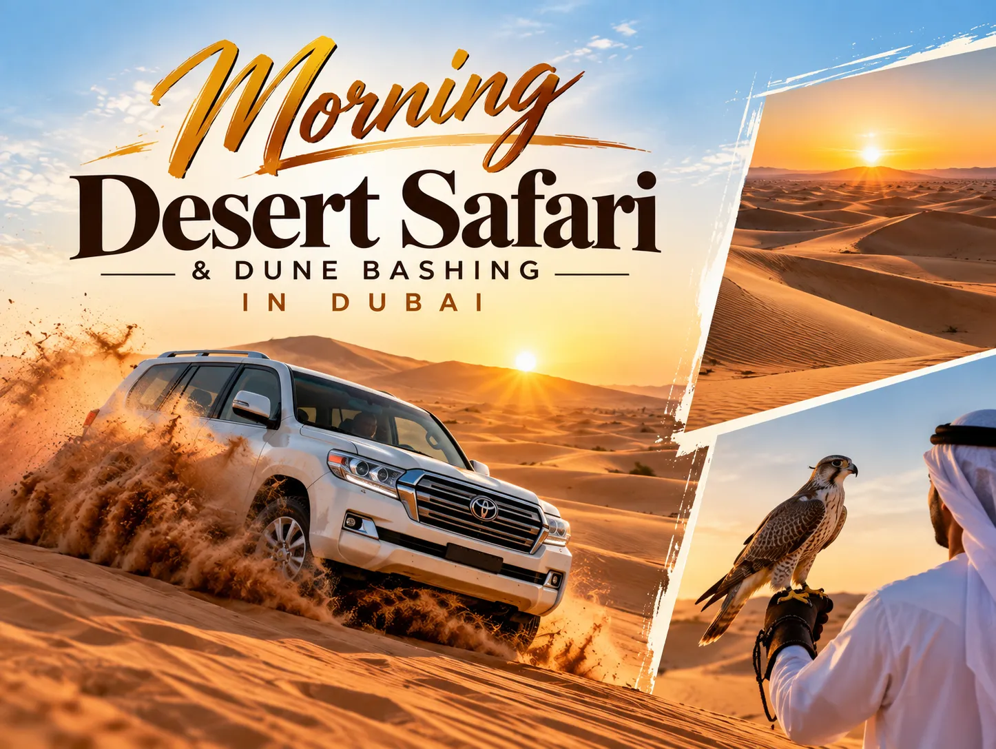 Morning Desert Safari & Dune Bashing In Dubai