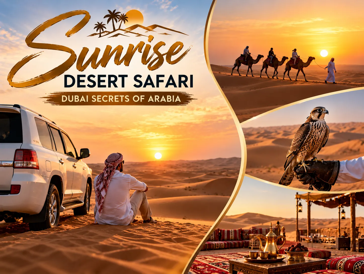 Sunrise Desert Safari Dubai Secrets Of Arabia