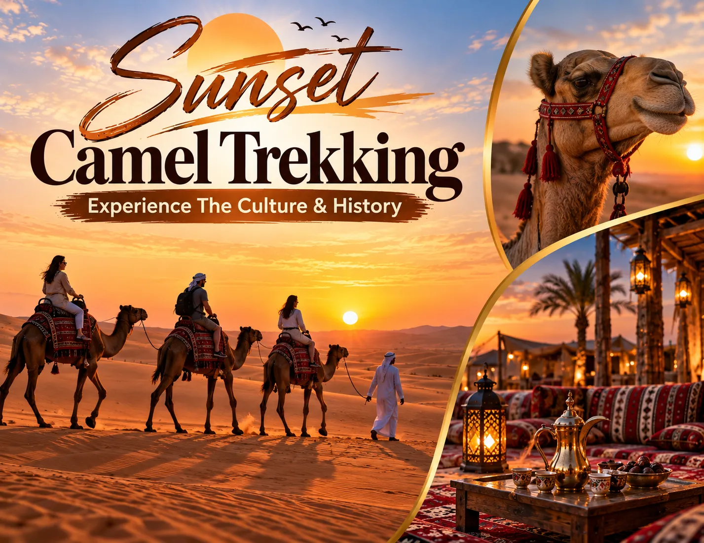 Sunset Camel Trekking Experience The Culture & History