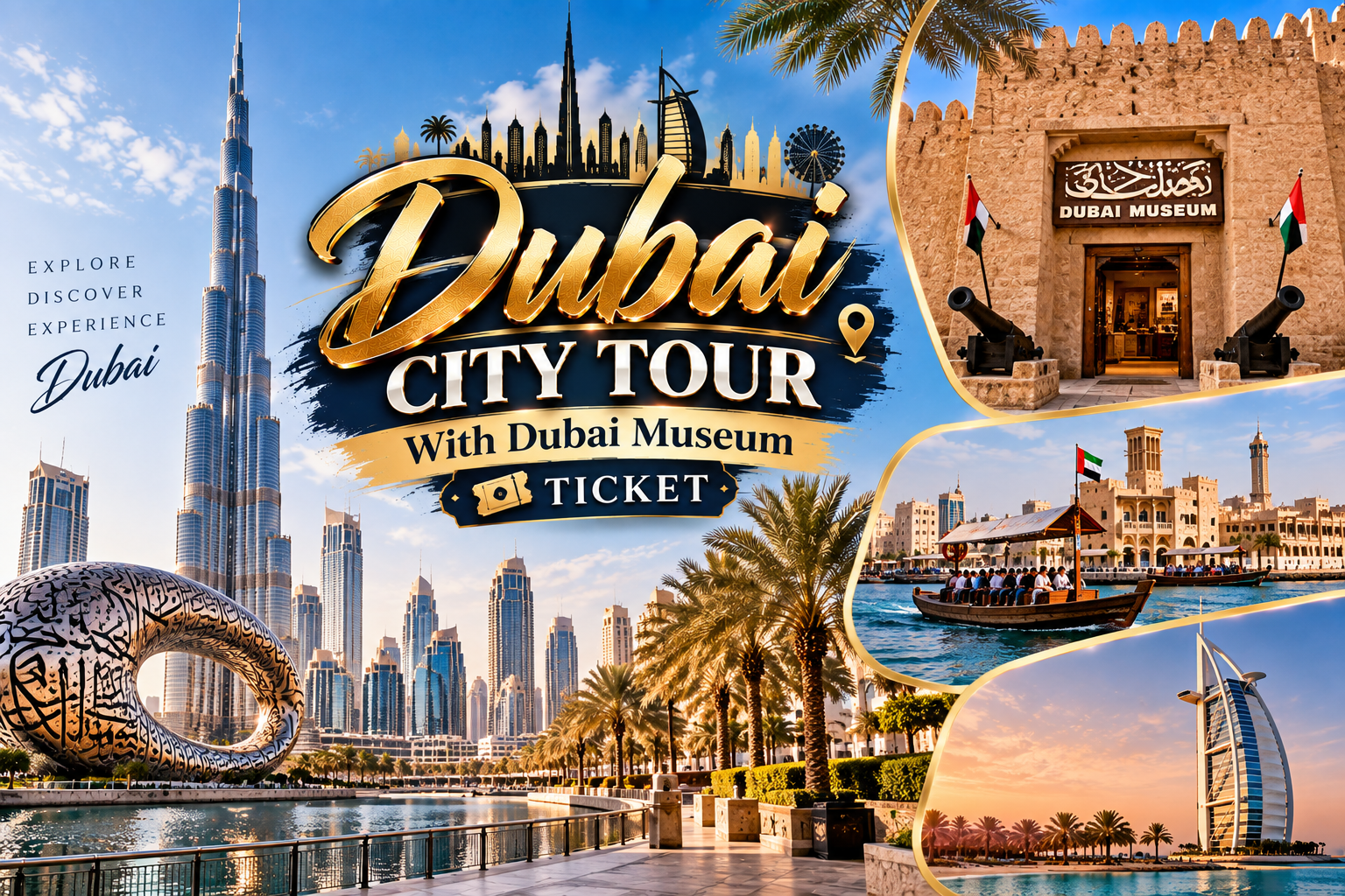 Dubai City Tour With Dubai Museum Ticket