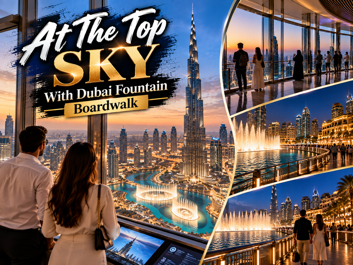 At The Top SKY With Dubai Fountain Boardwalk